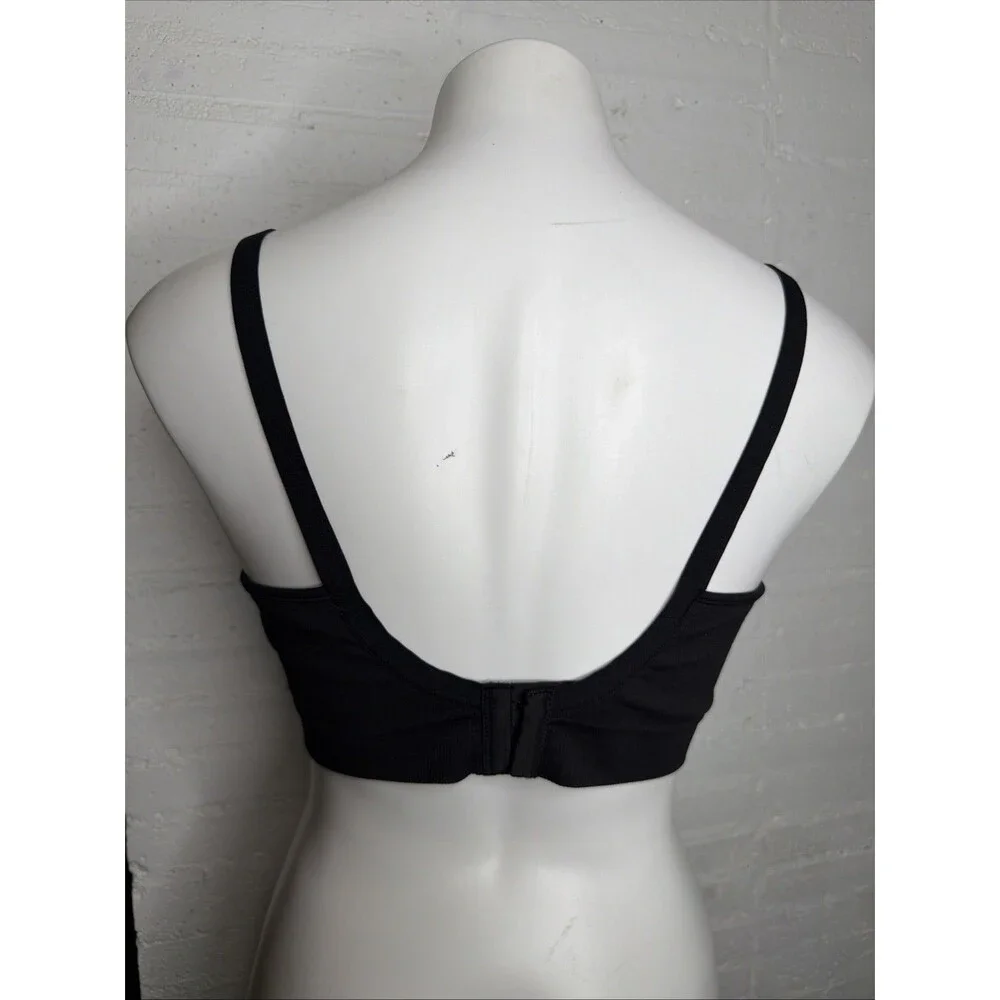 Quince Seamless Nursing Bra XL Black